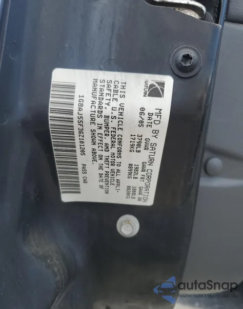 2006 Saturn Ion Level 2 from USA, damaged, VIN 1G8AJ55F36Z101205